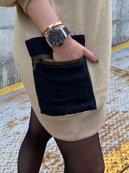 Mikinové šaty SAND TREND