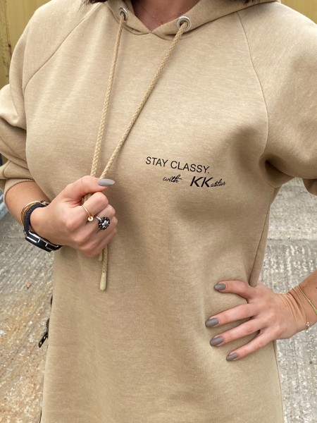 Mikinové šaty SAND TREND