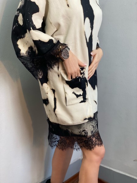 Mikinové šaty TRENDY BATIK
